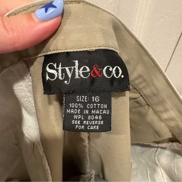 Vintage Style & Co Tan Maxi Ankle Length Skirt - Size 16 - Picture 5 of 7